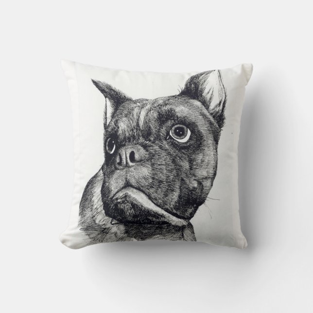 Boxer Dog Cutness Kissen (Vorderseite)