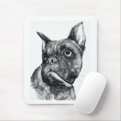 Boxer Dog Cutness Mousepad (Mit Mouse)