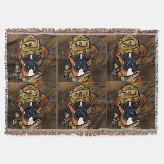 Boxer Dog Decke (Vorderseite)