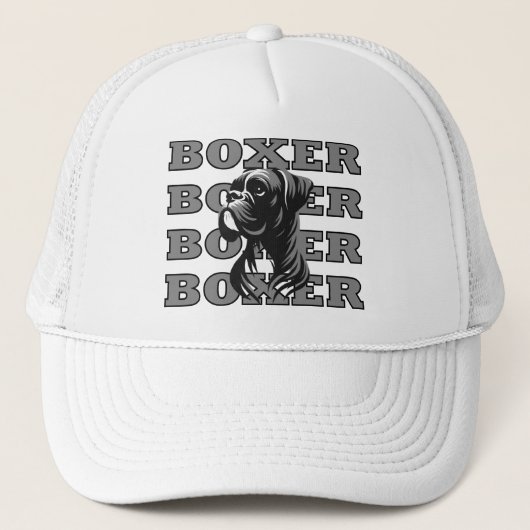 Boxer Dog Delight Truckerkappe (Vorderseite)