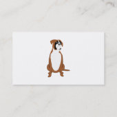 Boxer Dog Design Boarding Kennels Visitenkarte (Rückseite)