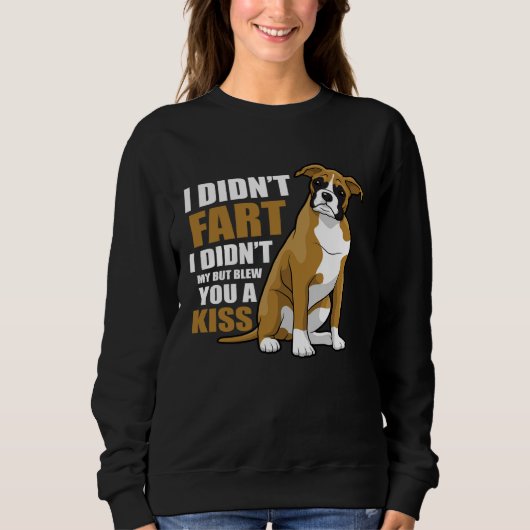 Boxer Dog  Dog Mom Dogs   For Men Women Sweatshirt (Vorderseite)