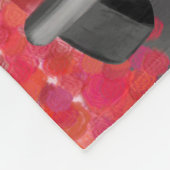 Boxer Dog Driving Car mit Herz Valentin Fleecedecke (Ecke)