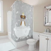 Boxer Dog Duschvorhang (Beispiel)