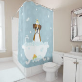 Boxer Dog Duschvorhang (Beispiel)