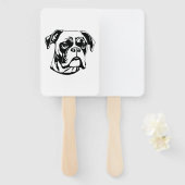Boxer Dog Fächer (Vorne und Hinten)