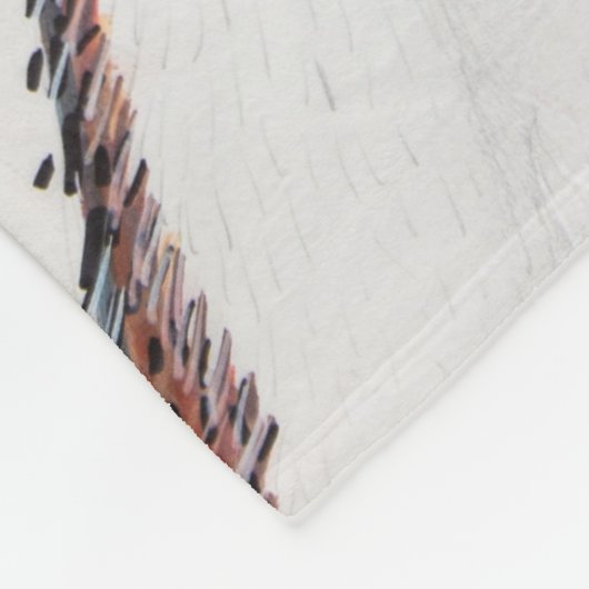 Boxer dog fleece blanket  (Ecke)