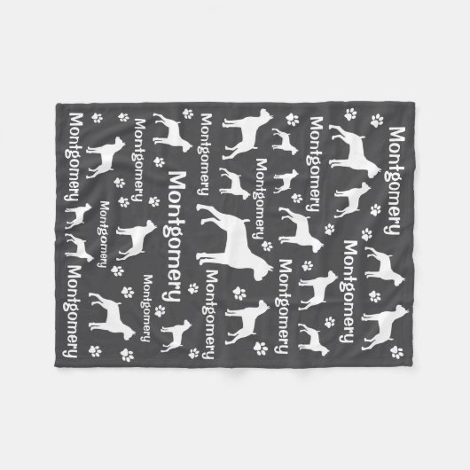 Boxer Dog Fleece Blanket - Gemütliches Geschenk fü (Vorderseite (Horizontal))
