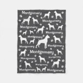 Boxer Dog Fleece Blanket - Gemütliches Geschenk fü (Vorderseite)
