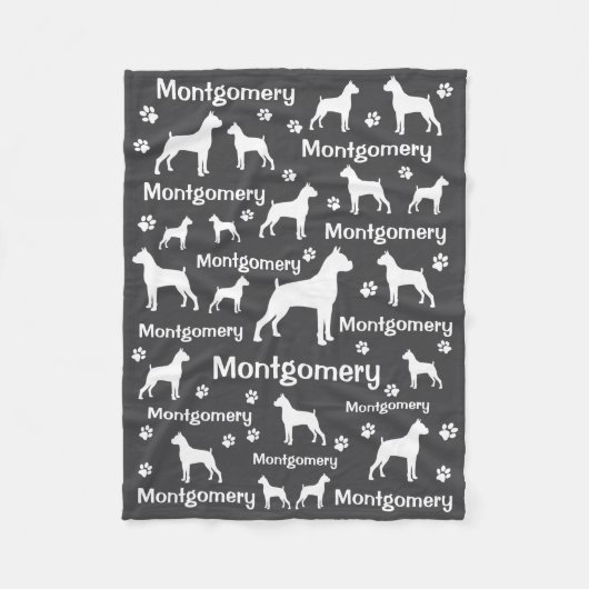 Boxer Dog Fleece Blanket - Gemütliches Geschenk fü (Vorderseite)