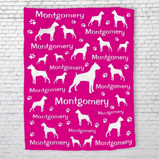 Boxer Dog Fleece Blanket - Gemütliches Geschenk fü