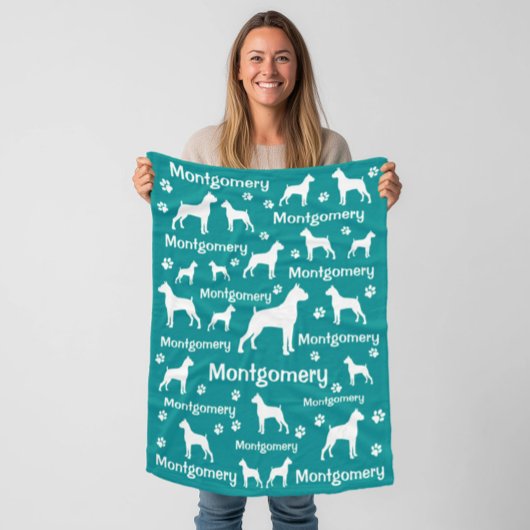 Boxer Dog Fleece Blanket - Gemütliches Geschenk fü
