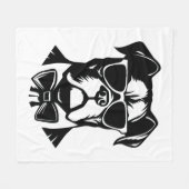 Boxer Dog Fleecedecke (Vorderseite (Horizontal))