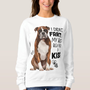 Boxer Dog Funny für Hunde Mama Dog Vater Dog Lover Sweatshirt