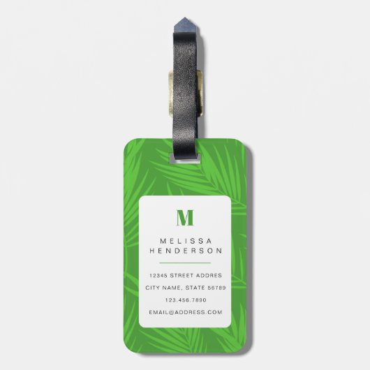 Boxer Dog Gepäckanhänger (Rückseite vertikal)