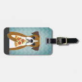 Boxer Dog Gepäckanhänger (Vorderseite horizontal)