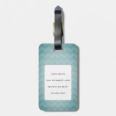 Boxer Dog Gepäckanhänger (Rückseite vertikal)