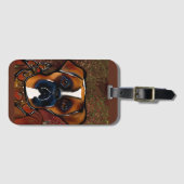 Boxer Dog Gepäckanhänger (Vorderseite (Horizontal))