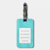 Boxer Dog Gepäckanhänger (Rückseite vertikal)