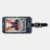 Boxer Dog Gepäckmarke Gepäckanhänger (Vorderseite horizontal)