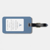 Boxer Dog Gepäckmarke Gepäckanhänger (Rückseite horizontal)