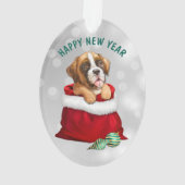 Boxer Dog Geschenk Überraschung Ornament (Rückseite)