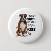 Boxer Dog Geschenke Button (Vorderseite)