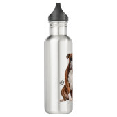 Boxer Dog Geschenke Edelstahlflasche (Links)