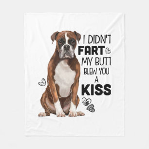 Boxer Dog Geschenke Fleecedecke