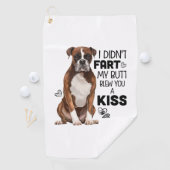 Boxer Dog Geschenke Golfhandtuch (Insitu)