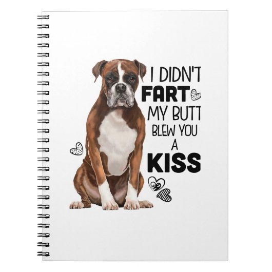 Boxer Dog Geschenke Notizblock (Vorderseite)