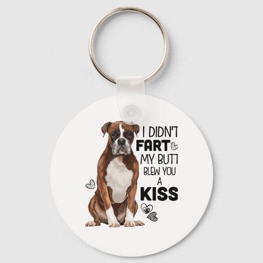 Boxer Dog Geschenke Schlüsselanhänger (Vorderseite)