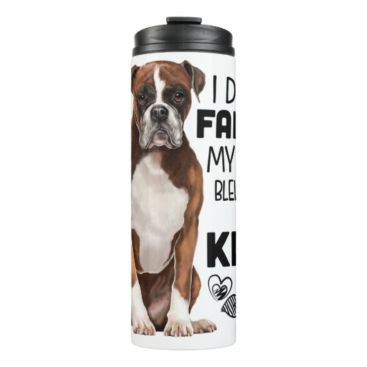 Boxer Dog Geschenke Thermosbecher (Vorderseite)