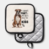 Boxer Dog Geschenke Topflappen (Vorderseite/Rückseite)
