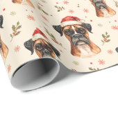 Boxer dog gift wrap geschenkpapier (Rolleneckpunkt)