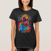 Boxer Dog Guitar T-Shirt (Vorderseite)