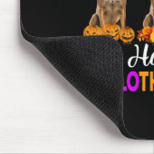 Boxer Dog Halloween Hallothanksmas Mousepad (Ecke)