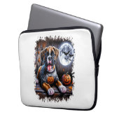 Boxer Dog Halloween Laptopschutzhülle (Vorderseite Links)