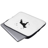 Boxer Dog - Halloween Moon Silhouette Classic T-Sh Laptopschutzhülle (Vorne Knopf)