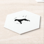 Boxer Dog - Halloween Moon Silhouette Classic T-Sh Untersetzer (angewinkelt)