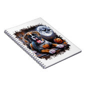 Boxer Dog Halloween Notizblock (Rechte Seite)