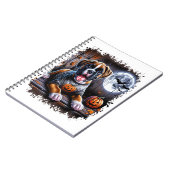 Boxer Dog Halloween Notizblock (Linke Seite)