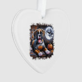 Boxer Dog Halloween Ornament (Vorderseite)