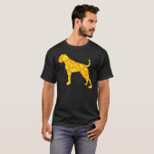 Boxer Dog Halloween Py Pumpkin Pattern T-Shirt (Vorne ganz)