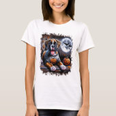 Boxer Dog Halloween T-Shirt (Vorderseite)