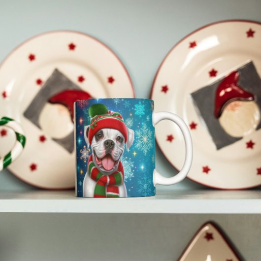 Boxer Dog Happy Howlidays ! Kaffeetasse