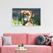 Boxer Dog Headshot Leinwanddruck (Insitu (Wohnzimmer))