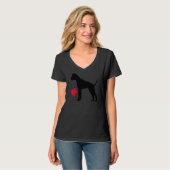 Boxer Dog I Liebe Mein Boxer T-Shirt (Vorderseite Vollansicht)