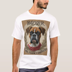 Boxer Dog - Ich kam, sah, ertrunken T-Shirt