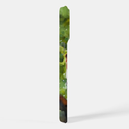 Boxer Dog im Park - Wasserfarben Art iPhone Hülle (Rechte Seite)